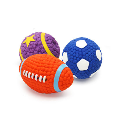 Interactive Dog Chewing Toy Eco Friendly Latex Pet Squeak Bite Toys