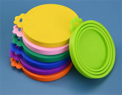 BPA Free Silicone Dog Food Can Covers Pet Food Can Lid 1 Fit 3 Standard Size Food Cans