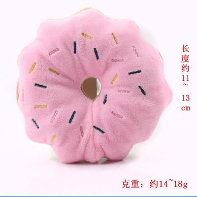 Interactive Plush Pet Toys Chewing Squeaky Plum Toys Fruit And Vegetable Stuffed Toys