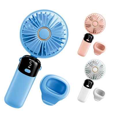 Mini Desk Foldable Fan 1200mAh 5 Speeds Ultra Quite Portable Fan de mano para mujeres chica