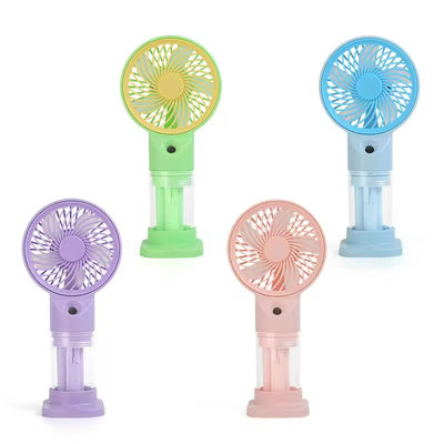New Summer Mini Handheld Fan Mute Portable USB Charging Spray Water Cooling Fan for Outdoor and Camping